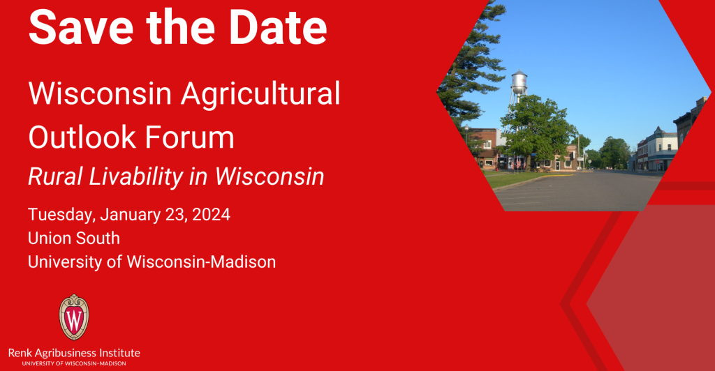 2024 Agricultural Outlook Forum Renk Agribusiness Institute UWMadison